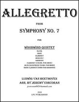 Allegretto from Symphony No. 7 P.O.D. cover